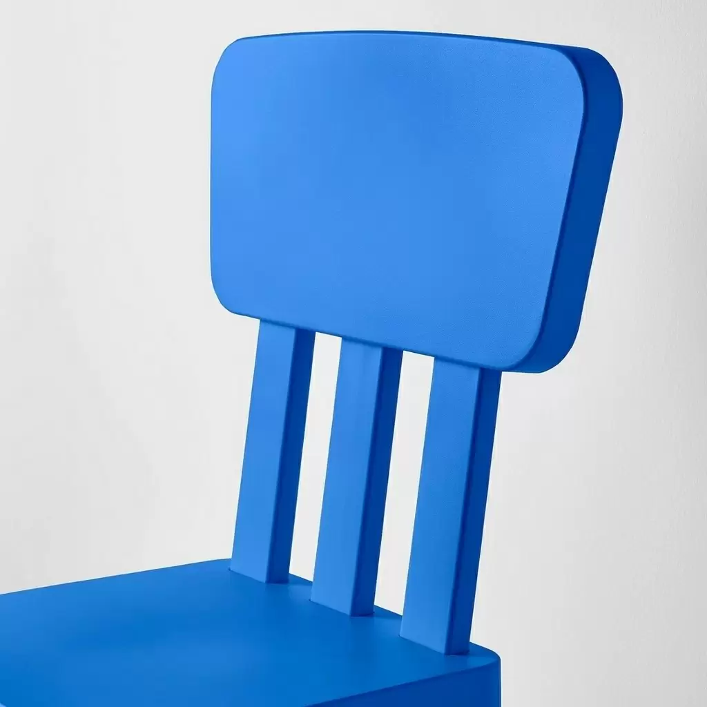 Детский стульчик IKEA Mammut, синий