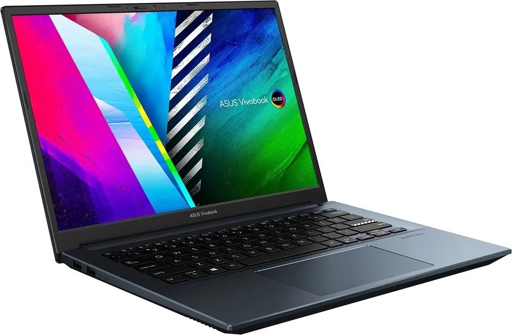 Laptop Asus Vivobook Pro 14 M3401QA (14"/WQXGA+/Ryzen 7 5800H/16GB/512GB/AMD Radeon), albastru pe tehnoparc.md Laptop Asus Vivobook Pro 14 M3401QA (14"/WQXGA+/Ryzen 7 5800H/16GB/512GB/AMD Radeon), albastru