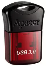 Flash USB Apacer AH157 64GB, negru/roșu