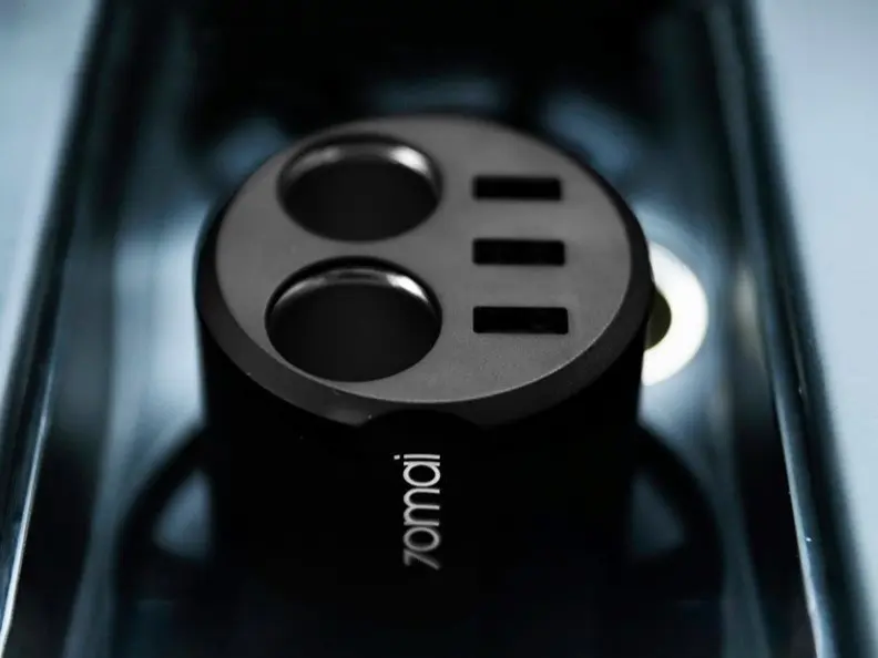 Încărcător auto Xiaomi 70mai Cigarette Lighter Socket Pro, negru