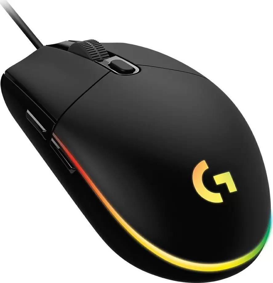 Mouse Logitech G102 Lightsync, negru