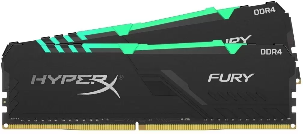 Оперативная память Kingston HyperX Fury RGB 32GB (2x16GB) DDR4-3000MHz, CL15-17-17, 1.35V