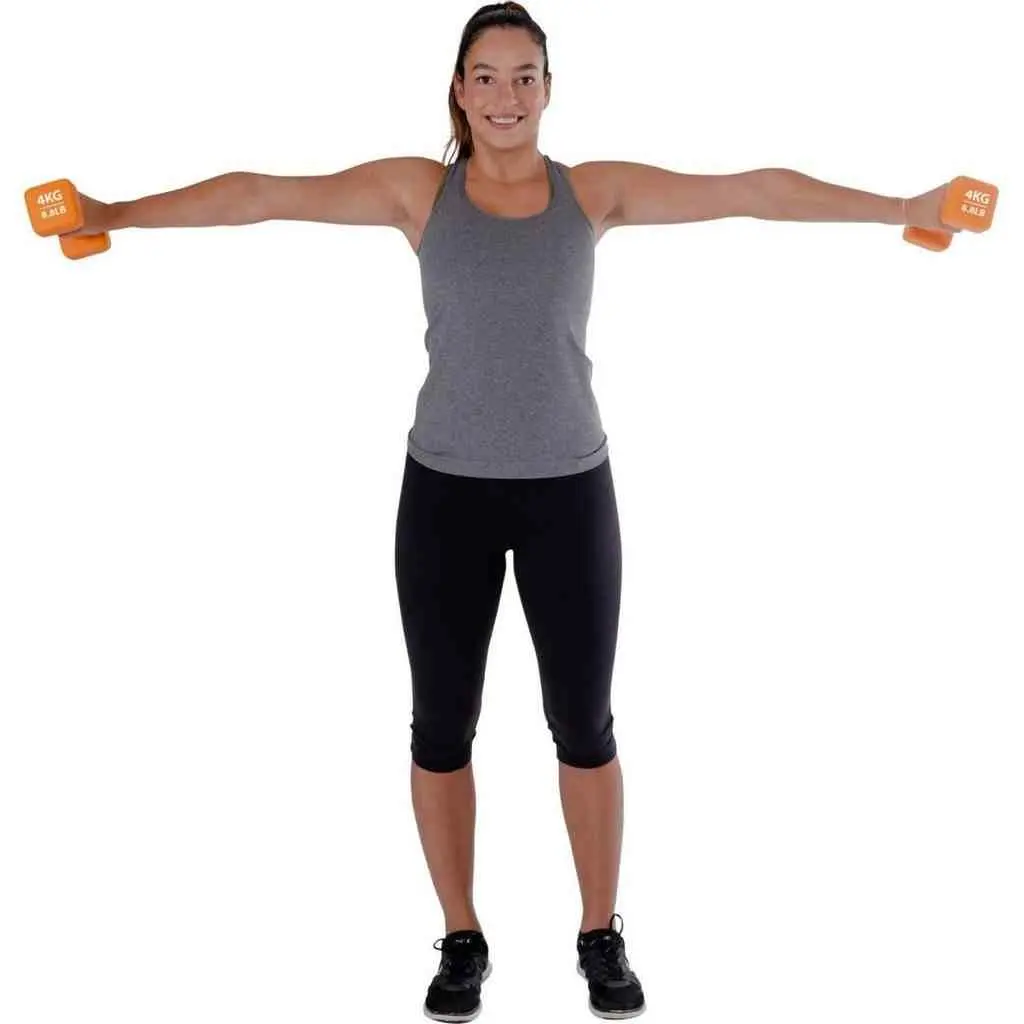 Гантель Pure Neopren Dumbbell Set 2x4kg, оранжевый