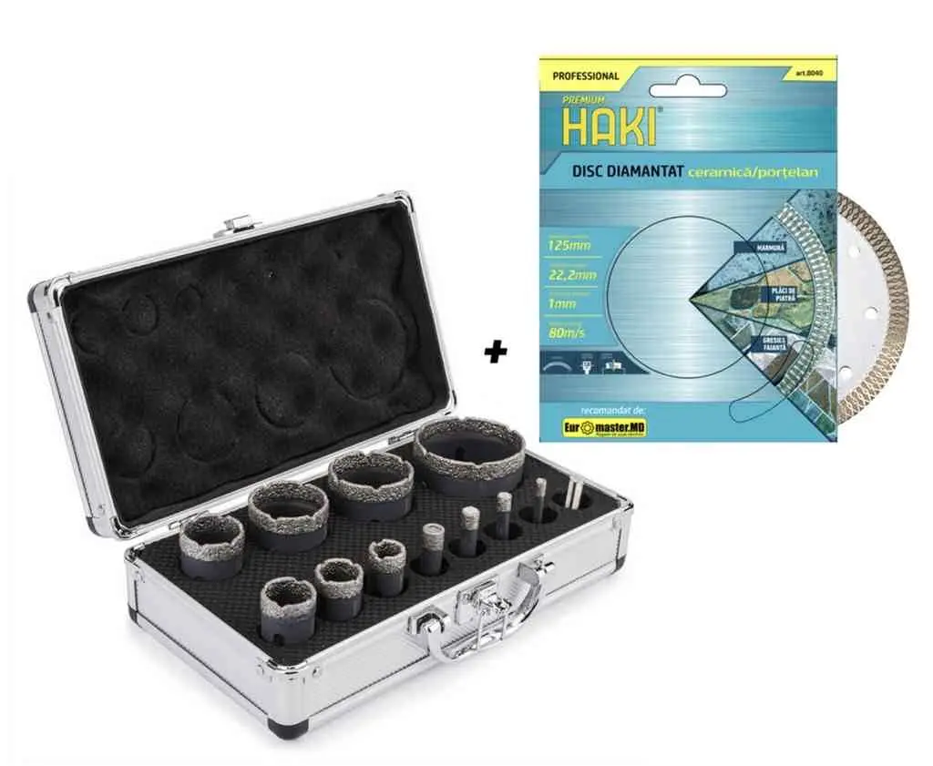 Set carote diamantate Haki 5015