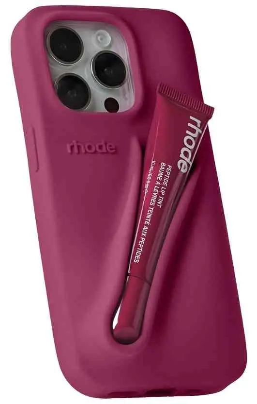 Husă de protecție Rhode Lip Tint Phone Case iPhone 16 Pro Raspberry Jelly (RHLTIP16PRJ), violet