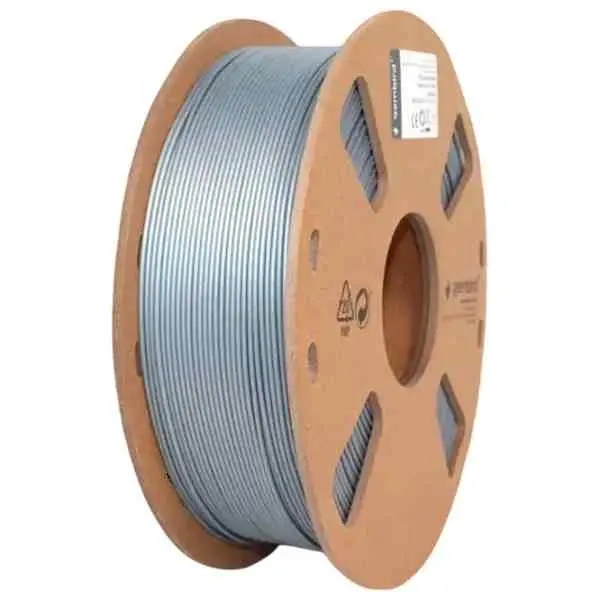 Филамент для 3D печати Gembird 3DP-PLA+1.75-02-S, серебристый на tehnoparc.md Филамент для 3D печати Gembird 3DP-PLA+1.75-02-S, серебристый