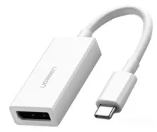 Adaptor Ugreen MM130 Type-C to DisplayPort 40372, alb