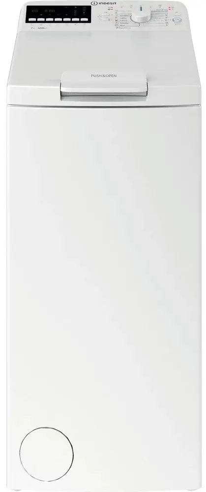 Maşină de spălat rufe Indesit BTW B7220P EU/N, alb