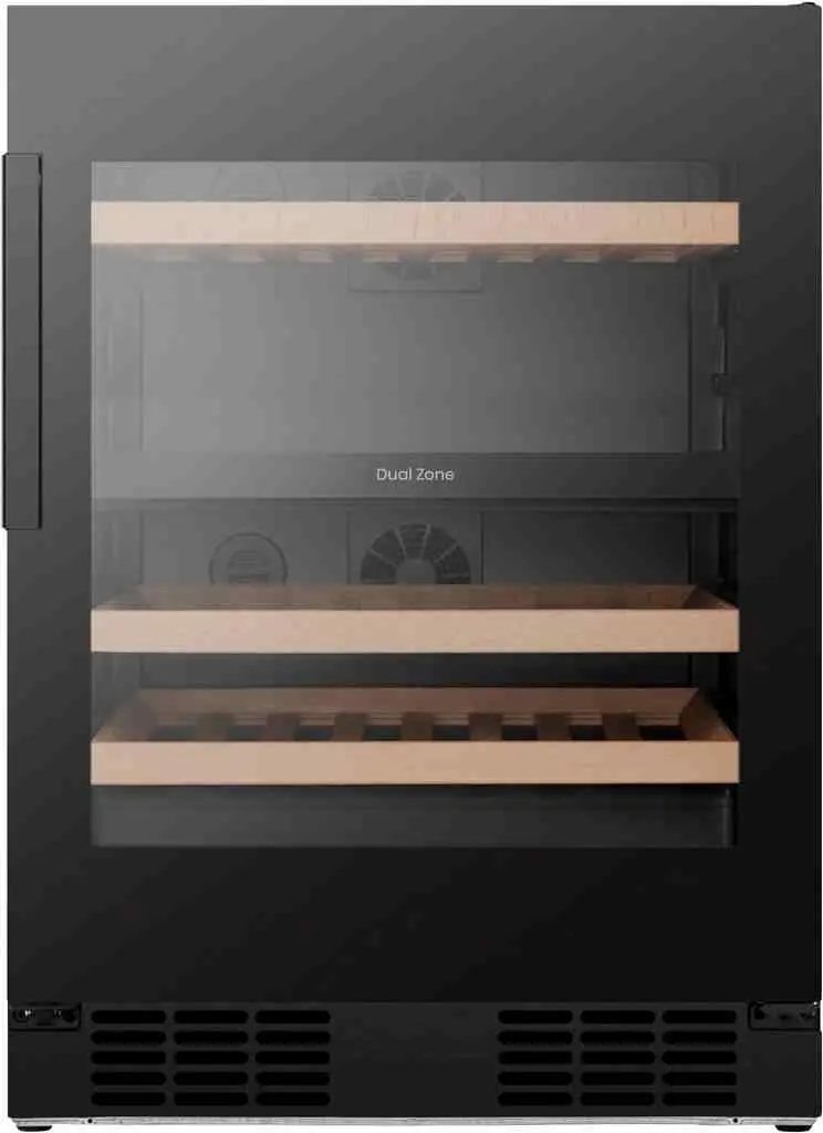 Dulap pentru vin Hisense RW3N122GSLF, negru