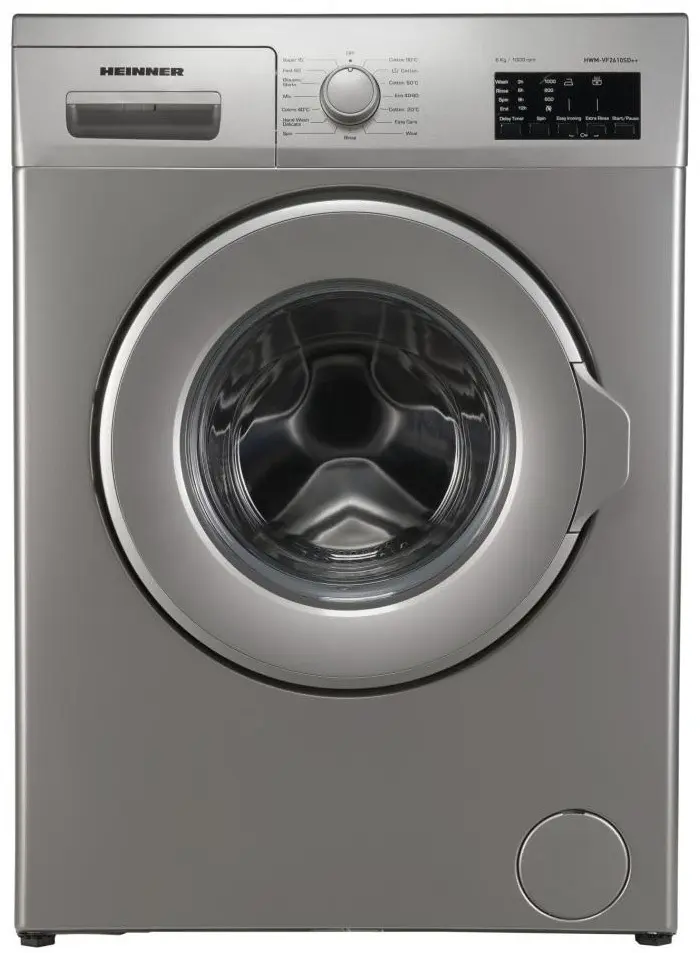 Стиральная машина Heinner HWM-VF2610SD++, серебристый