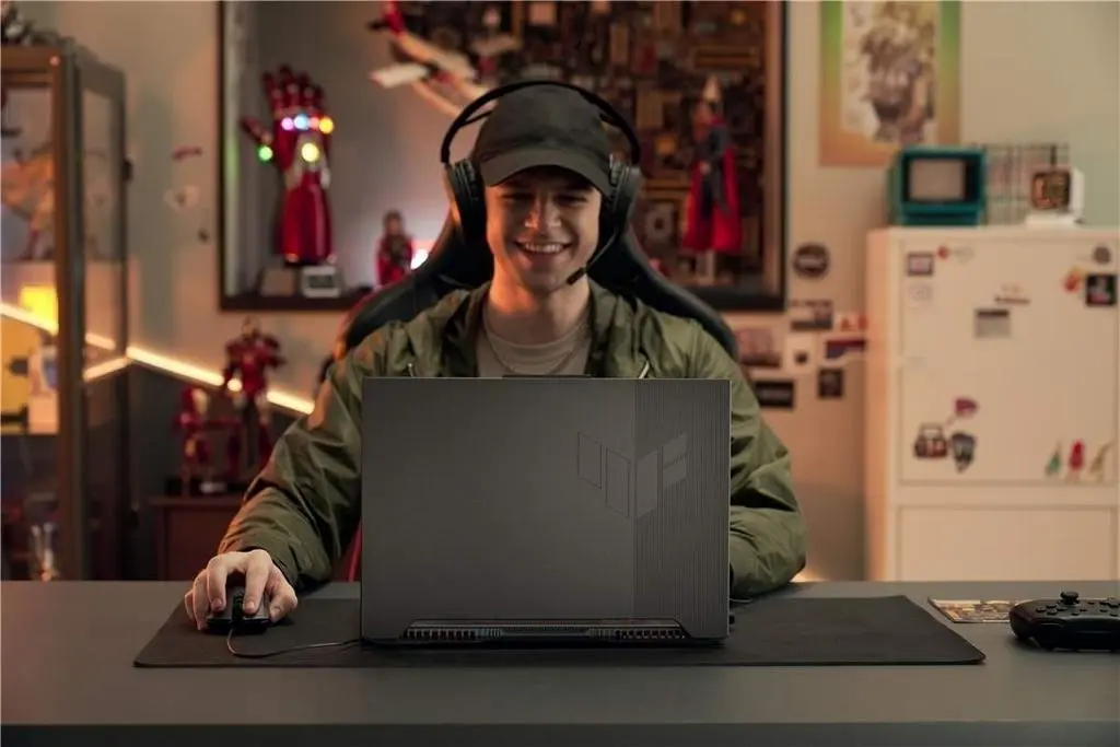 Laptop Asus TUF Gaming F15 FX507ZC4 (15.6"/FHD/Core i7-12700H/16GB/1TB/GeForce RTX 3050 4GB), gri pe tehnoparc.md Laptop Asus TUF Gaming F15 FX507ZC4 (15.6"/FHD/Core i7-12700H/16GB/1TB/GeForce RTX 3050 4GB), gri