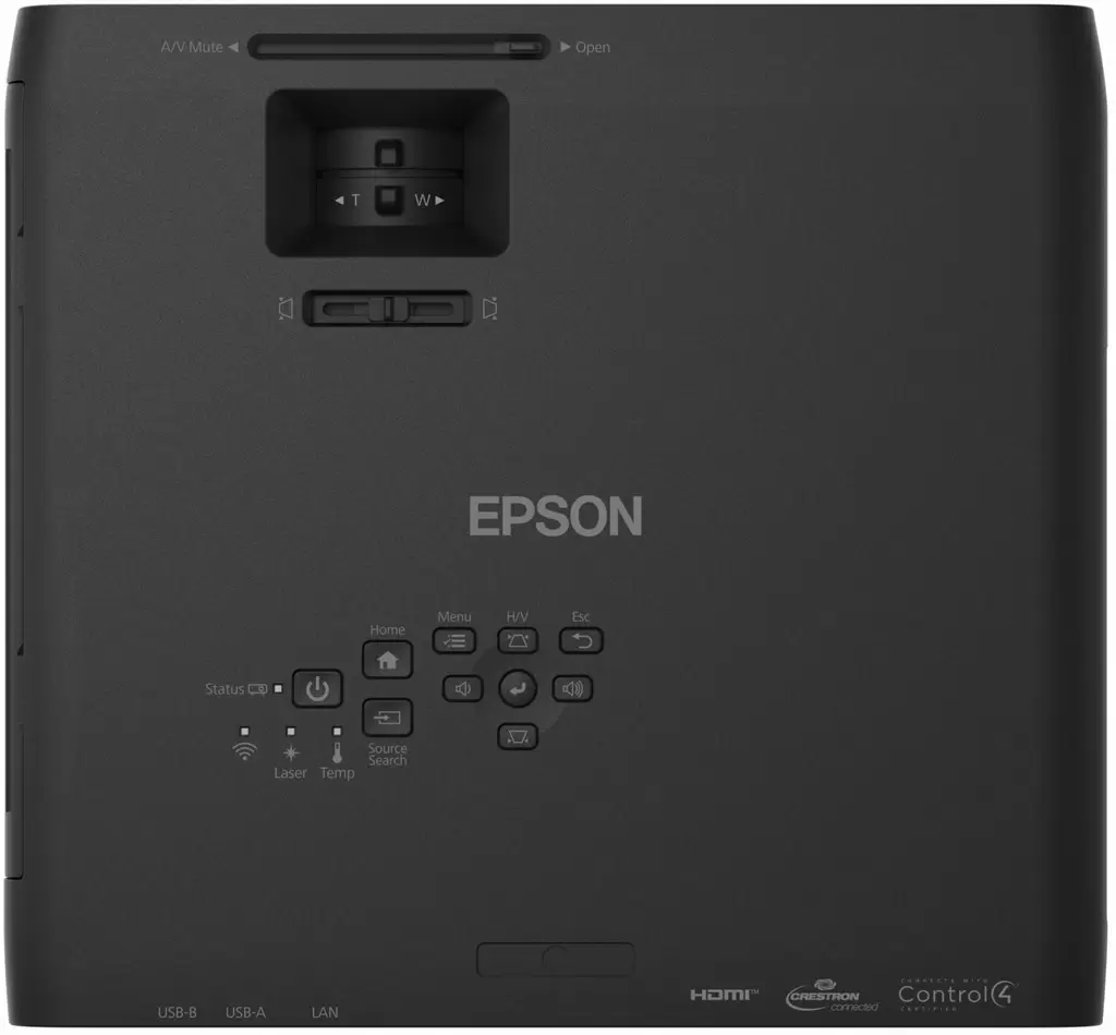 Proiector Epson EB-L255F, negru