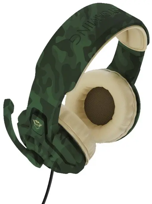 Căşti Trust GXT 411K Radius jungle, kaki/verde