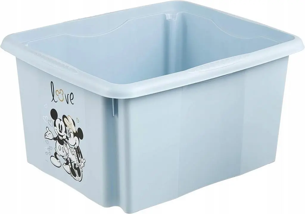 Container pentru jucării Keeeper Mickey Mouse 24L, albastru deschis