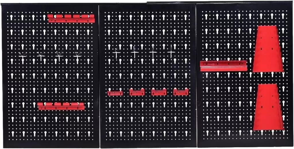 Настенный органайзер Costway TL32992, черный/красный