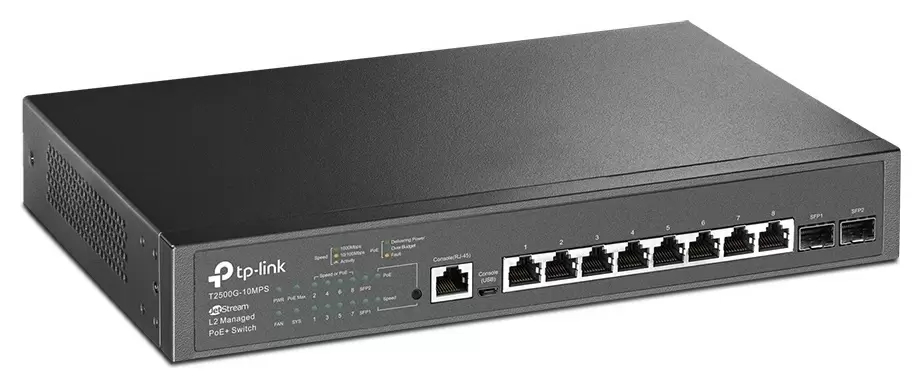 Коммутатор TP-Link T2500G-10MPS