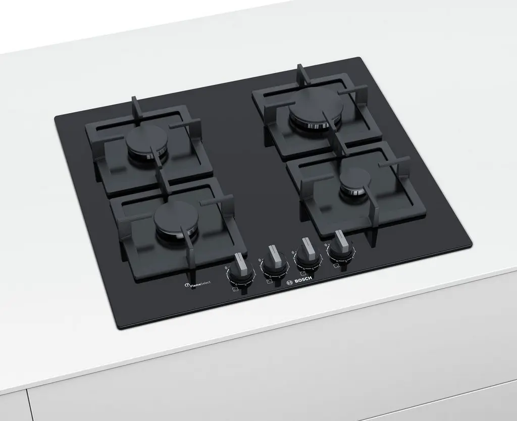 Газовая панель Bosch PPP6A6B20, черный