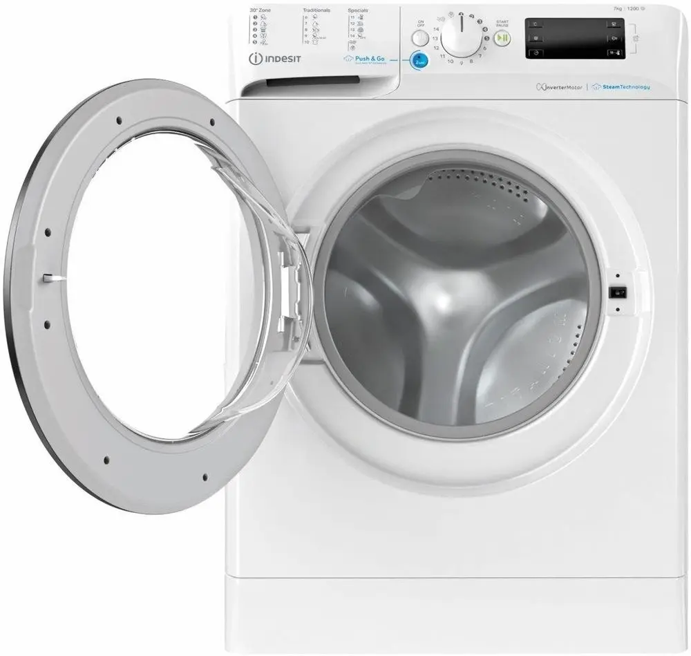 Maşină de spălat rufe Indesit BWSE 71295 X WBV EU, alb