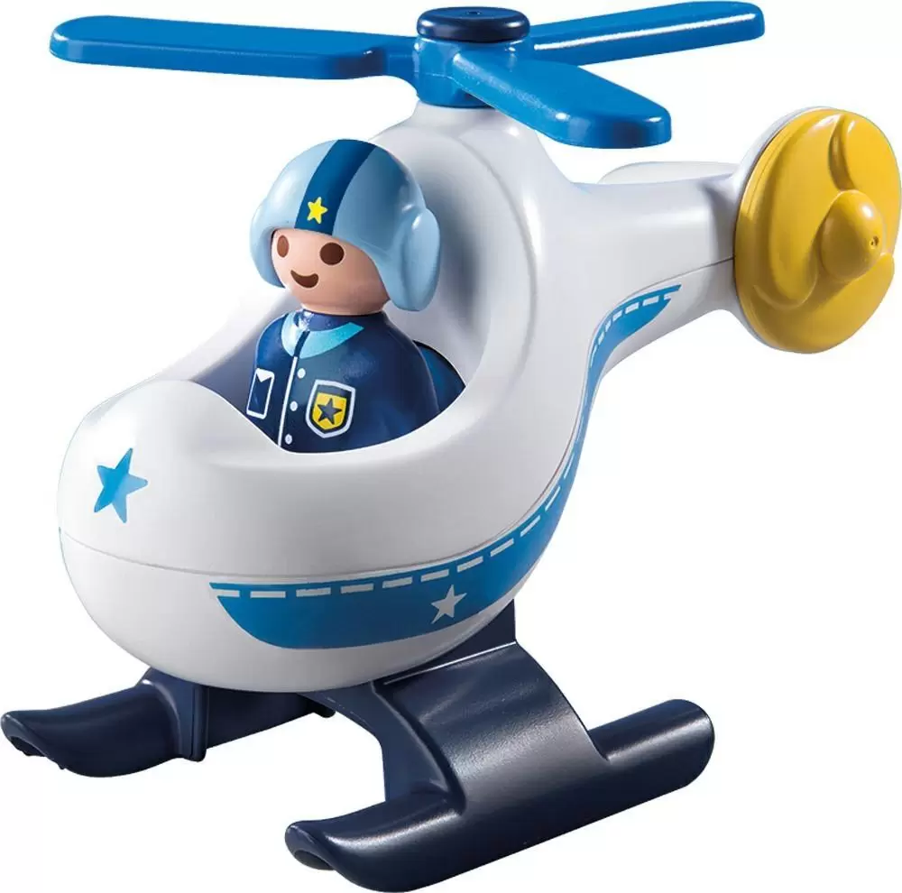 Игровой набор Playmobil Police Copter 1.2.3