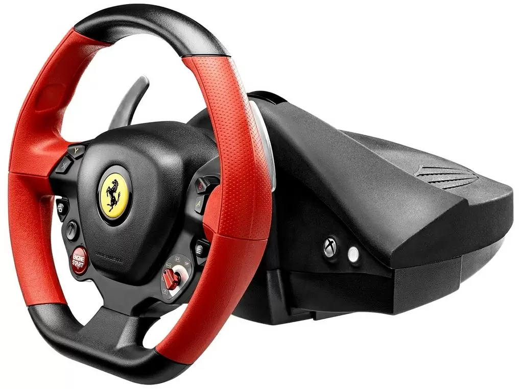 Volan pentru jocuri Thrustmaster Ferrari 458 Spider, negru/roșu