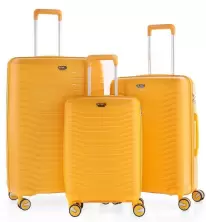 Комплект чемоданов CCS 5235 Set, желтый