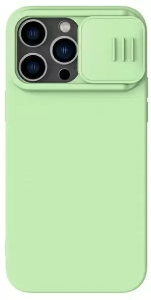 Husă de protecție Nillkin Apple iPhone 14 Pro Max CamShield Silky Silicone Case, verde