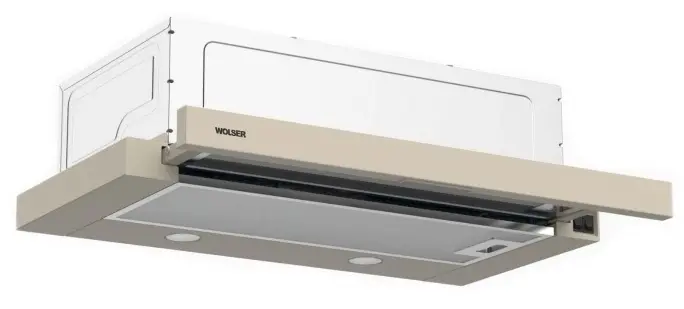 Hotă Wolser WL-F 60 SLIM, fildeș pe tehnoparc.md Hotă Wolser WL-F 60 SLIM, fildeș