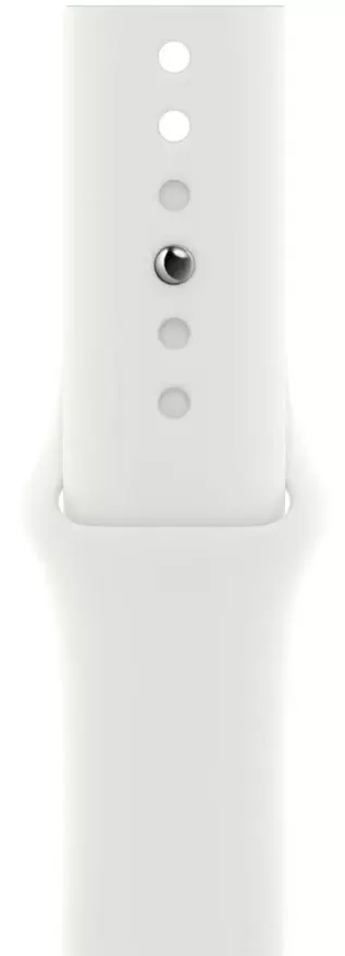Smartwatch Apple Watch SE 40mm, carcasă din aluminiu, curea tip sport alb