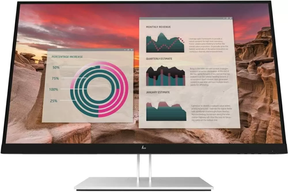Монитор HP E27u G4 QHD, черный/серебристый