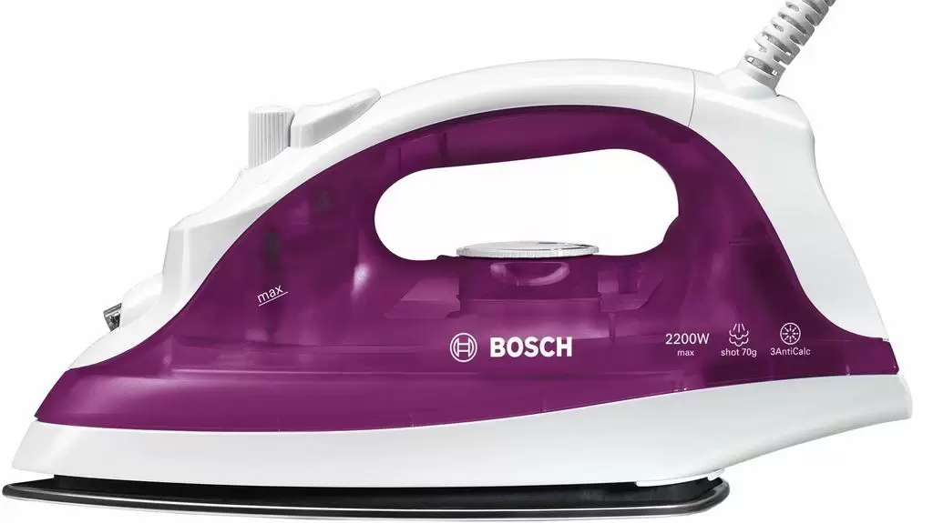 Утюг Bosch TDA 2329, белый/фиолетовый