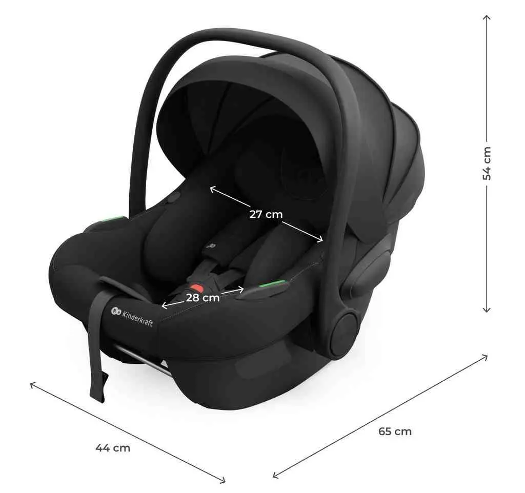 Детское автокресло KinderKraft I-Light, черный на tehnoparc.md Детское автокресло KinderKraft I-Light, черный