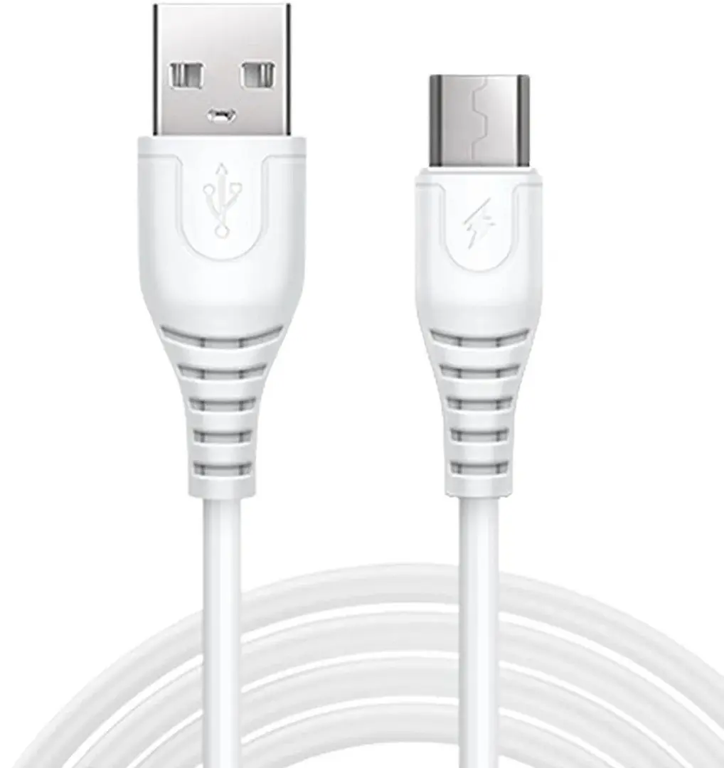 Cablu USB Jokade JOKCAUTOMZWH USB to Micro USB 1m, alb