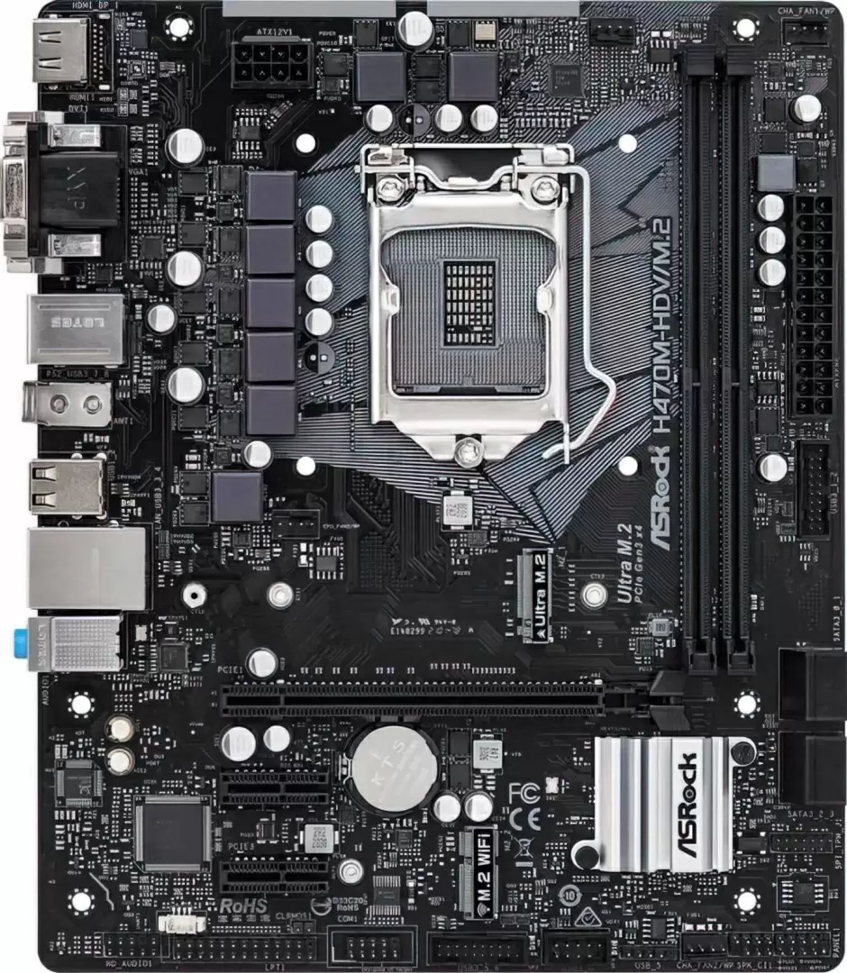 Материнская плата ASrock H470M-HDV/M.2