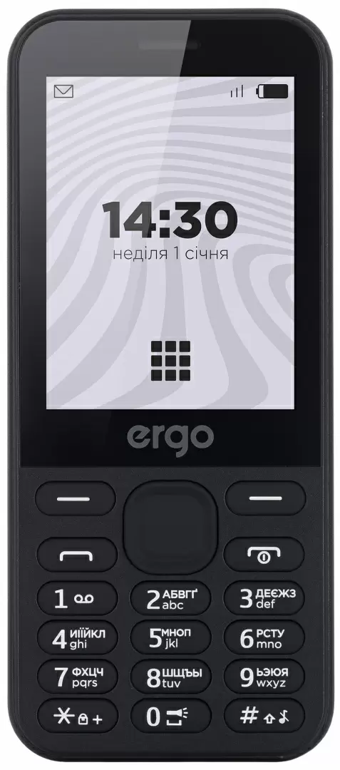 Telefon mobil Ergo F284 Balance Duos, negru