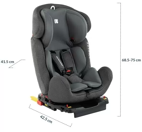 Детское автокресло Kikka Boo 4 Safe Isofix, бежевый