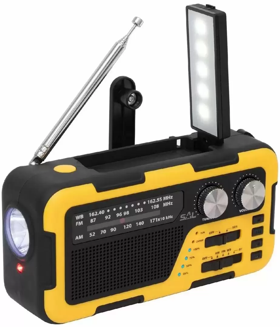 Radio portabil Somogyi Elektronic RPH 2, negru/galben