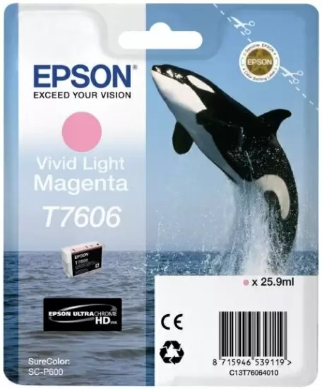 Cartuș Epson C13T76064010, vivid light magenta