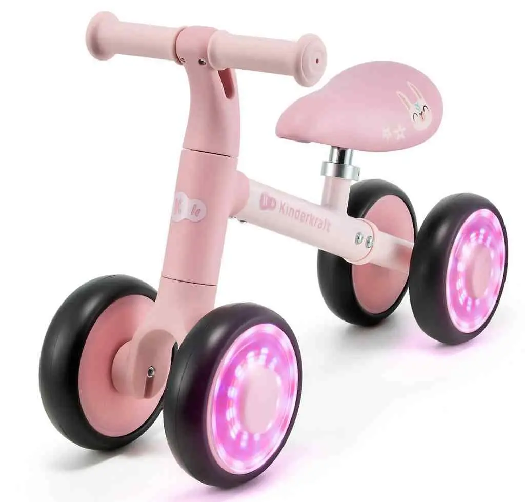 Bicicletă fără pedale KinderKraft Cutie, roz