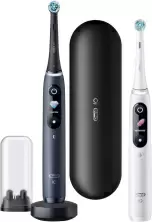Электрическая зубная щетка Braun Oral-B iO 8 Duo, черный/белый