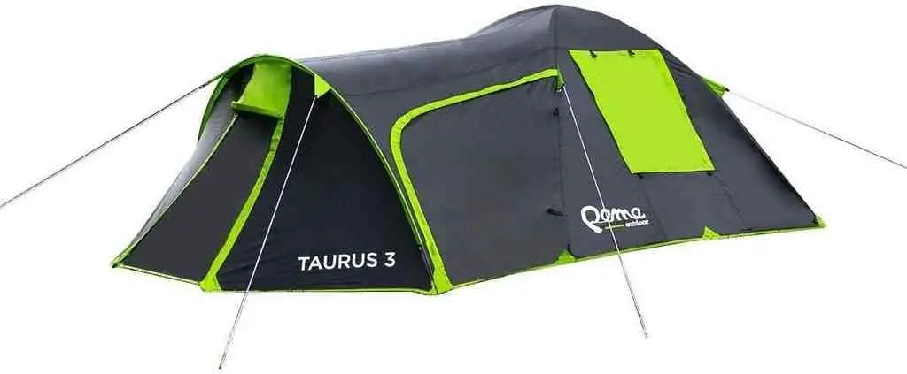 Палатка Peme Taurus 3, черный/зеленый