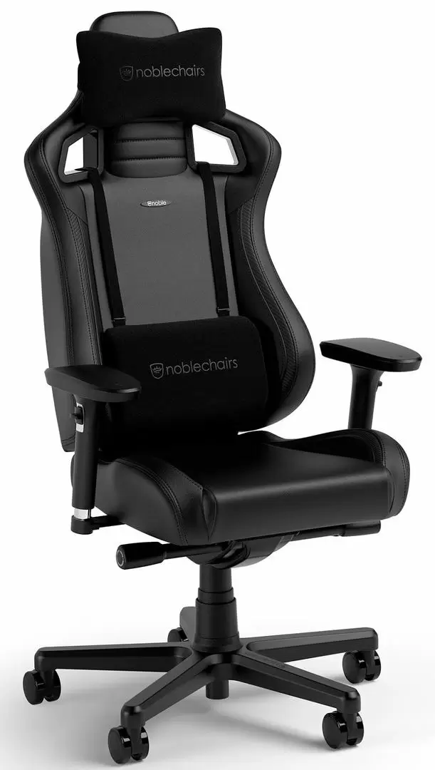 Scaun gaming Noblechairs Epic Compact NBL-ECC-PU-BLA, negru