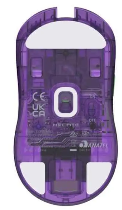 Mouse Edifier G3M PRO, transparent/violet