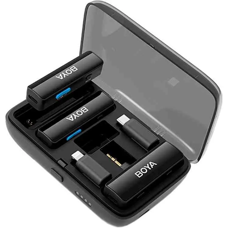 Microfon Boya Boyalink, negru pe tehnoparc.md Microfon Boya Boyalink, negru