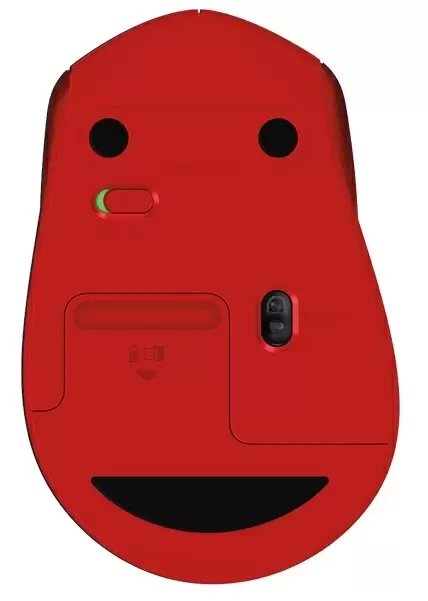 Мышка Logitech M330 Silent Plus, красный