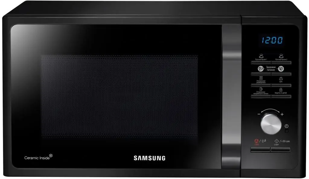 Cuptor cu microunde Samsung MS23F302TAK/BW, negru pe tehnoparc.md Cuptor cu microunde Samsung MS23F302TAK/BW, negru