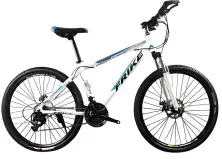 Велосипед Frike TY-MTB 24, белый/синий на tehnoparc.md Велосипед Frike TY-MTB 24, белый/синий