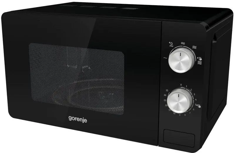 Cuptor cu microunde Gorenje MO20E1BH, negru pe tehnoparc.md Cuptor cu microunde Gorenje MO20E1BH, negru