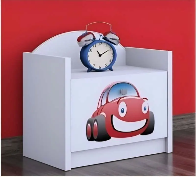 Noptieră Happy Babies Happy SZN02 Auto, alb pe tehnoparc.md Noptieră Happy Babies Happy SZN02 Auto, alb