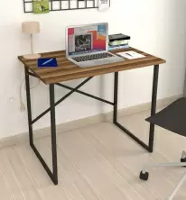 Письменный стол Fabulous 60x90см, орех/черный