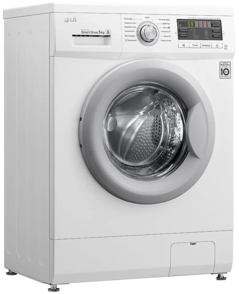 Стиральная машина LG F10B8LD7, белый на tehnoparc.md Стиральная машина LG F10B8LD7, белый